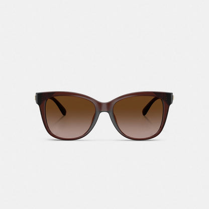 Signature Heart Oversized Square Sunglasses