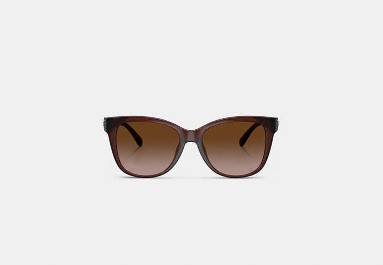 Signature Heart Oversized Square Sunglasses