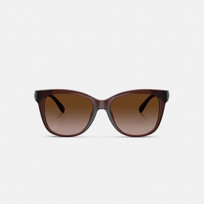 Signature Heart Oversized Square Sunglasses