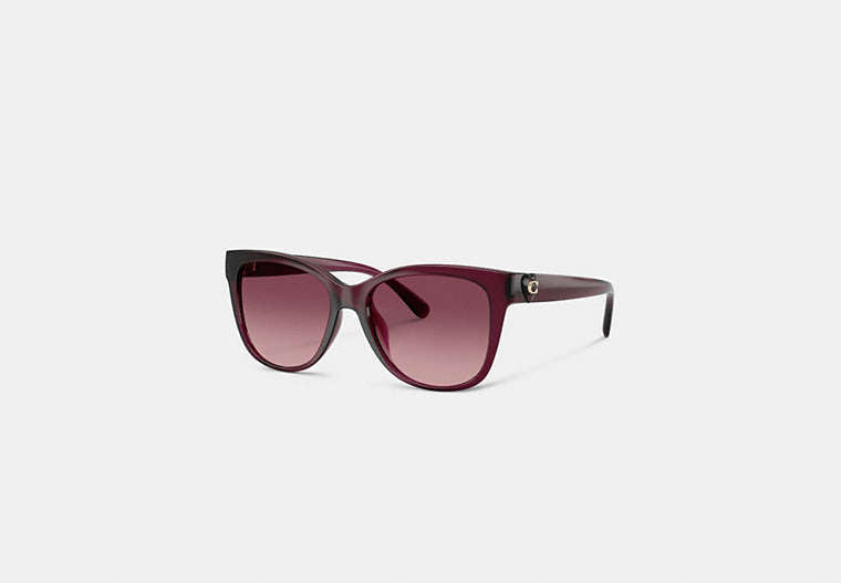 Signature Heart Oversized Square Sunglasses