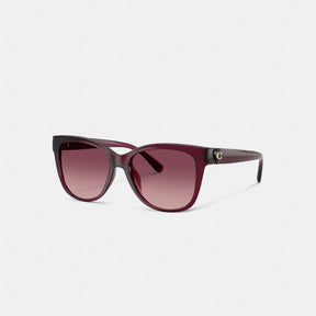 Signature Heart Oversized Square Sunglasses