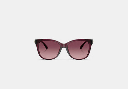 Signature Heart Oversized Square Sunglasses