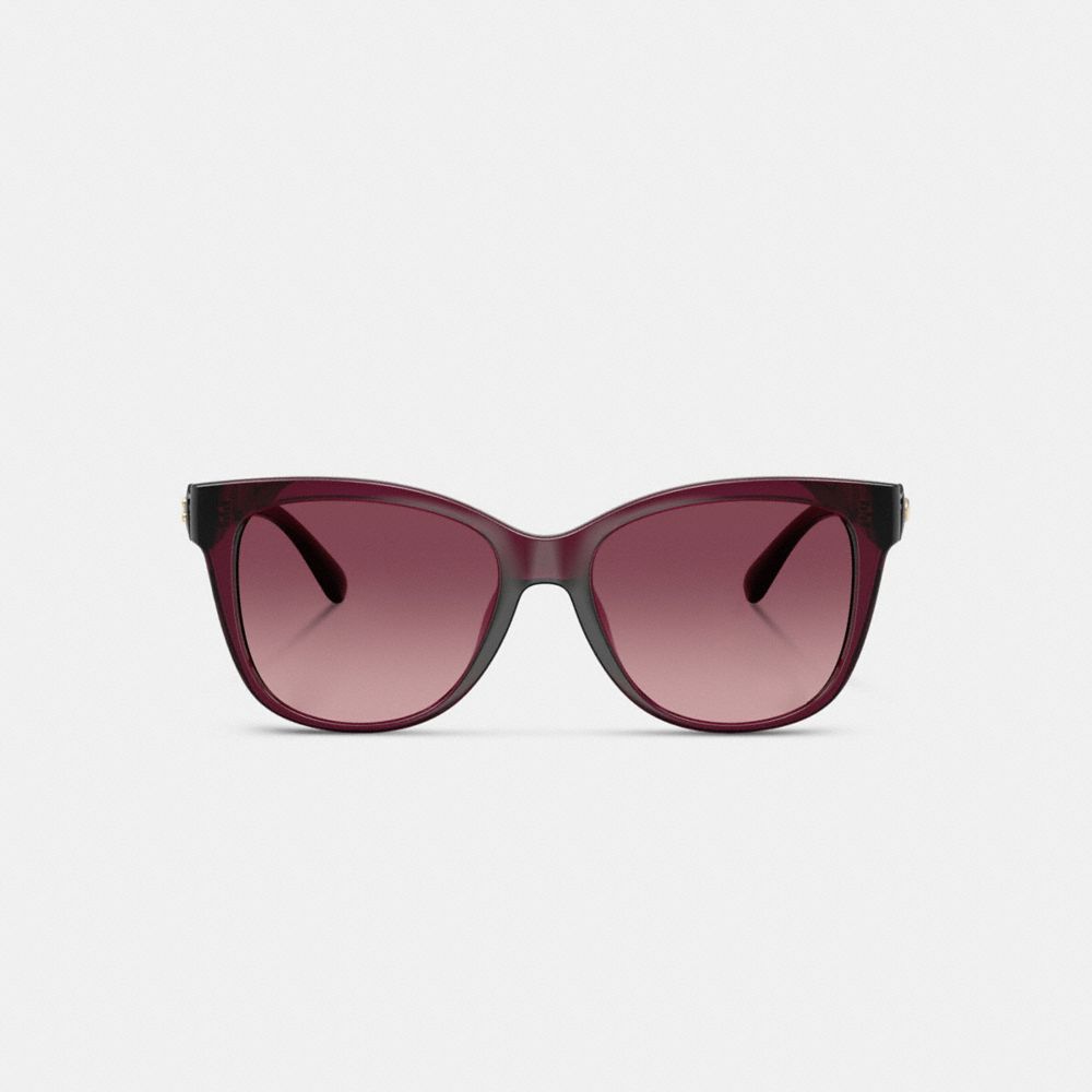 Signature Heart Oversized Square Sunglasses