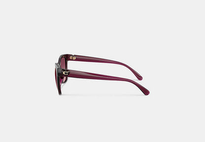 Signature Heart Oversized Square Sunglasses