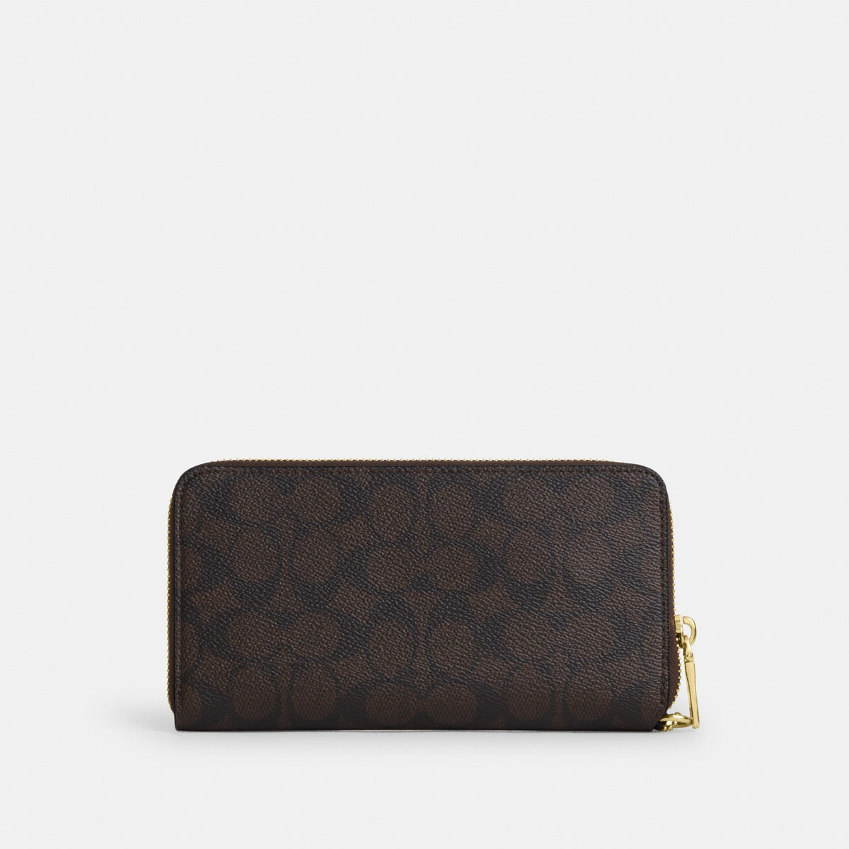 Long Zip Around Wallet With Detachable Card Case In Signature Canvas