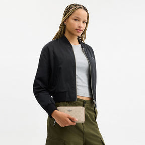 Long Zip Around Wallet With Detachable Card Case In Signature Canvas