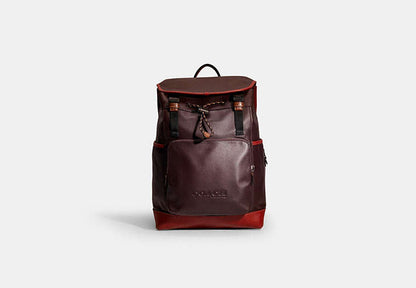 Restored League Flap Backpack In Colorblock