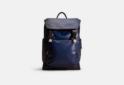 Restored League Flap Backpack In Colorblock