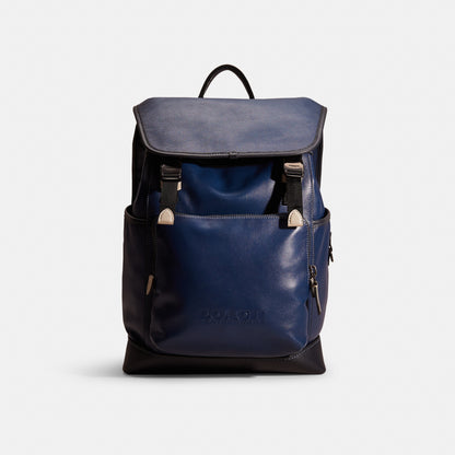 Restored League Flap Backpack In Colorblock