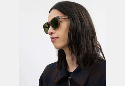 Textured Square Sunglasses