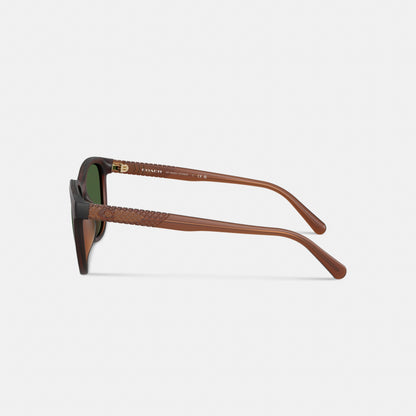 Textured Square Sunglasses