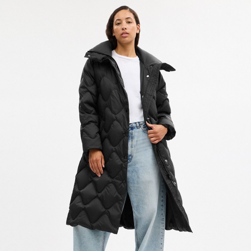 Quilted Long Puffer
