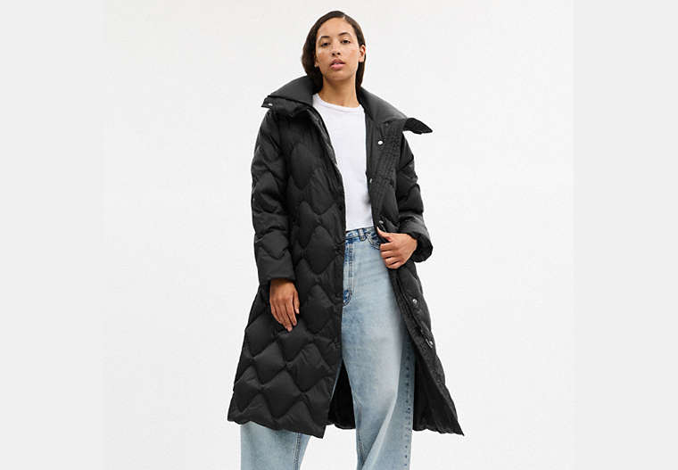 Quilted Long Puffer