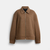 Zip Front Wool Jacket
