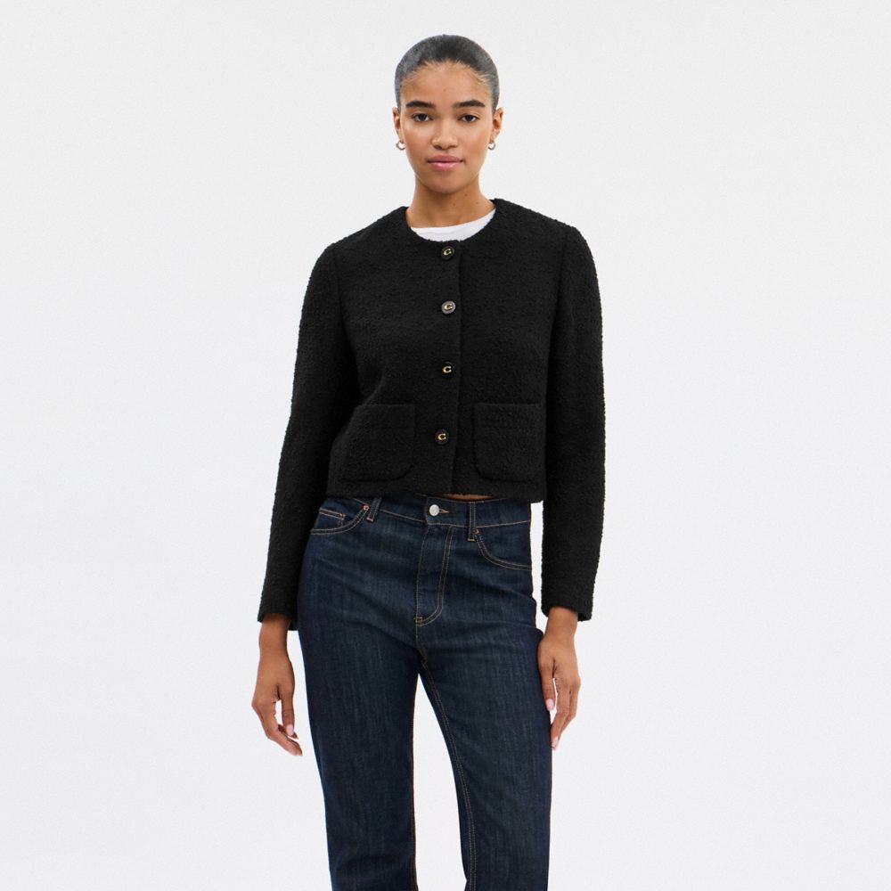 Boucle Cardigan Jacket