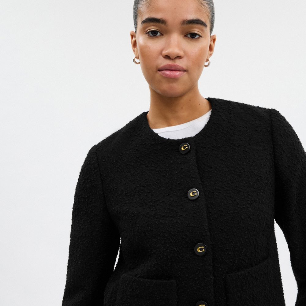 Boucle Cardigan Jacket