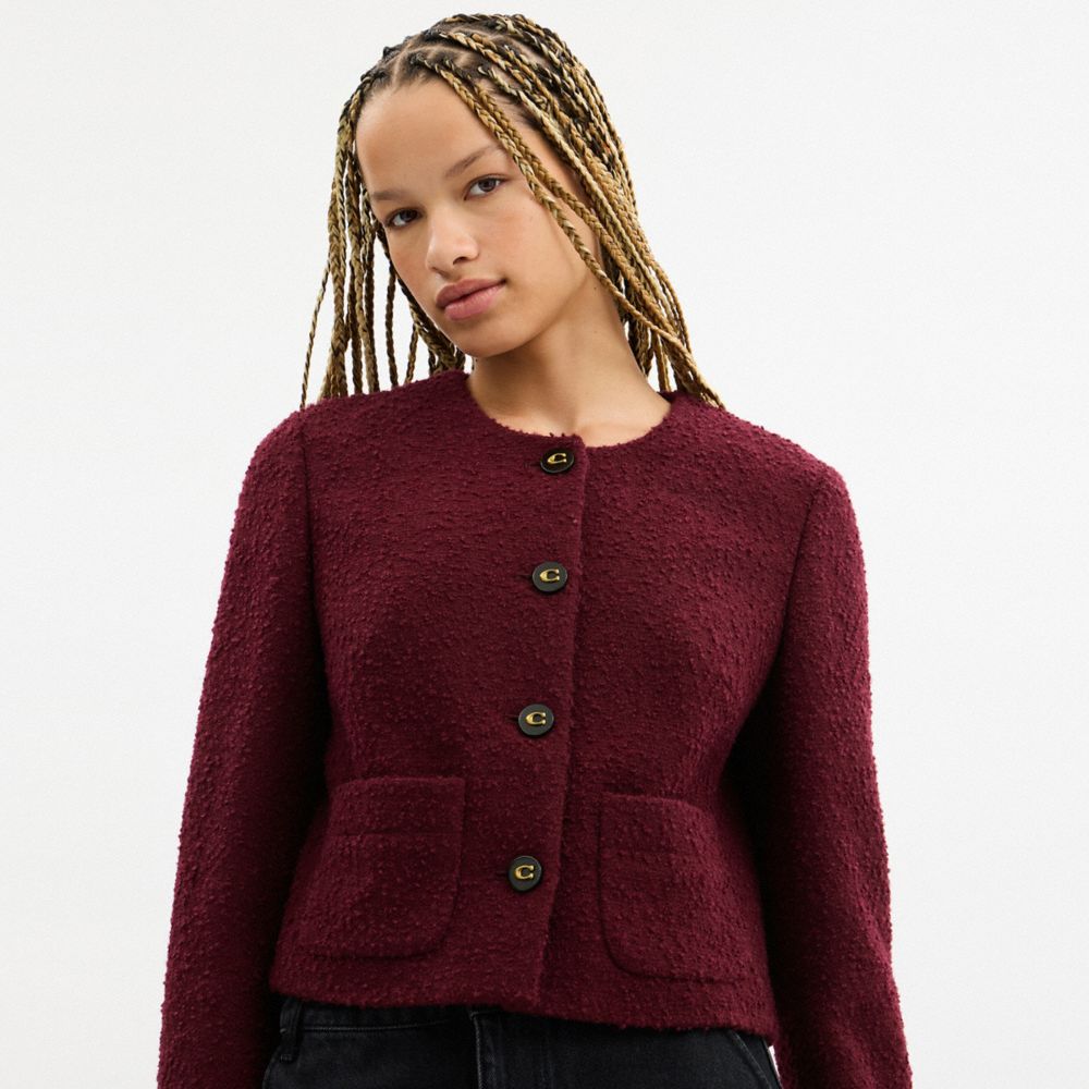 Boucle Cardigan Jacket