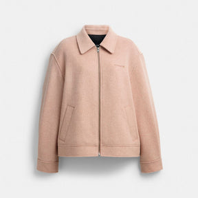 Zip Front Wool Jacket