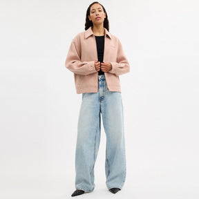 Zip Front Wool Jacket