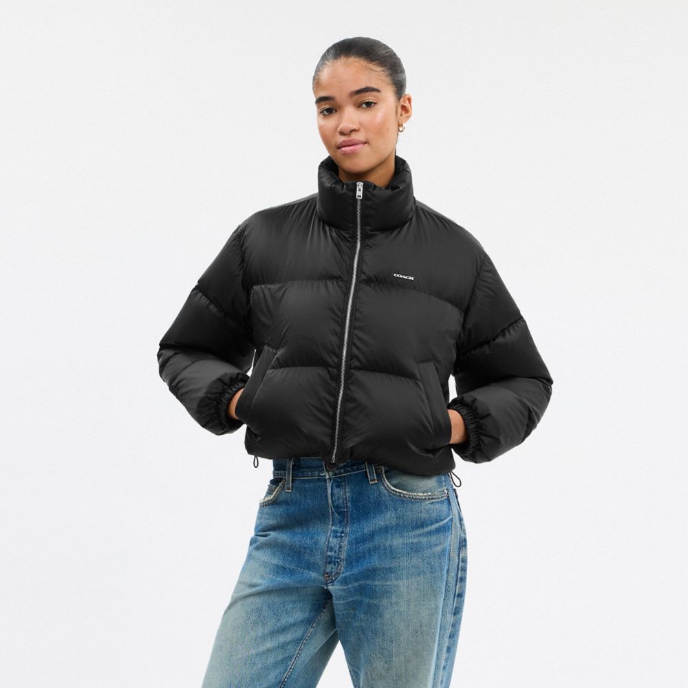Short Cropped Puffer Jacket