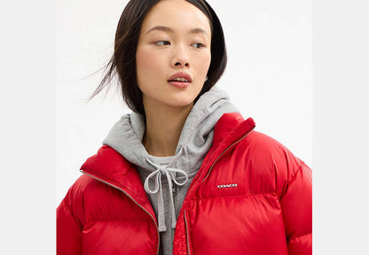 Short Cropped Puffer Jacket