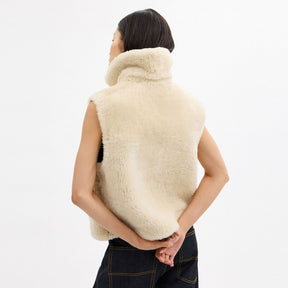 Reversible Shearling Vest