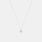 Open Circle Heart Y Necklace