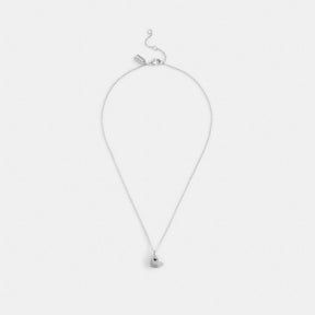 Open Circle Heart Pendant Necklace