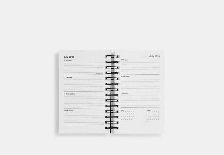 2025 - 2026 3 X5 Spiral Diary Book