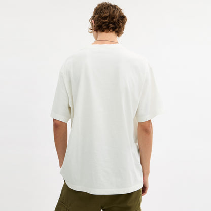 Collage Train Relaxed T-Shirt In Organic Cotton