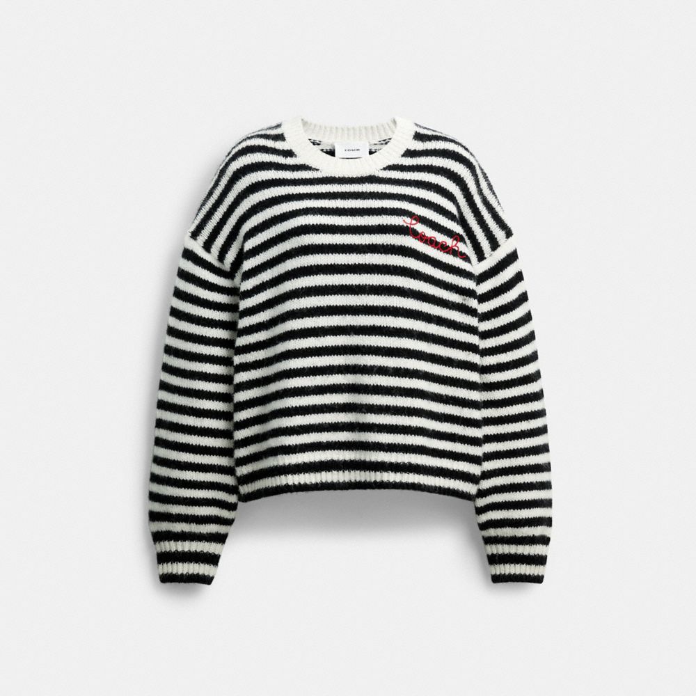 Coach Striped Sweater