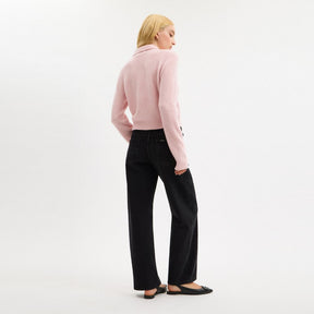 Coach Embroidered Cropped Cardigan