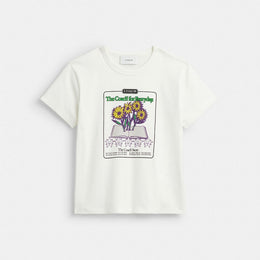 Floral Collage T-Shirt In Organic Cotton