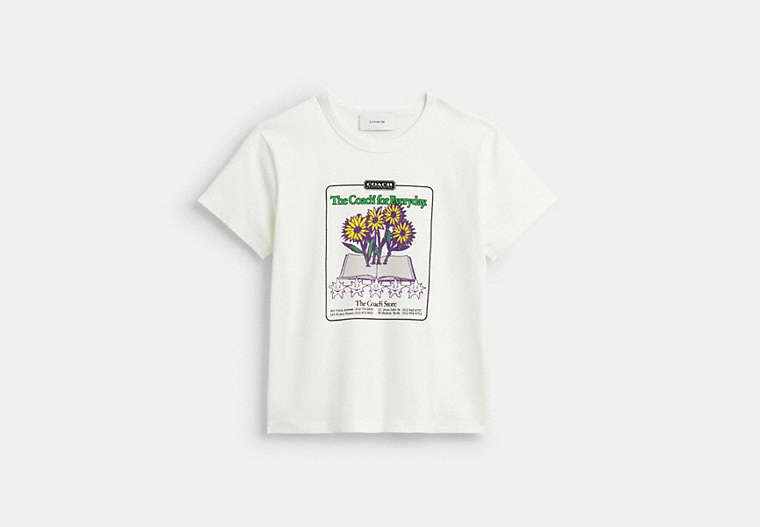Floral Collage T-Shirt In Organic Cotton