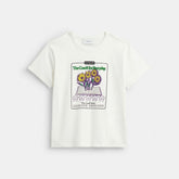 Floral Collage T Shirt In Organic Cotton