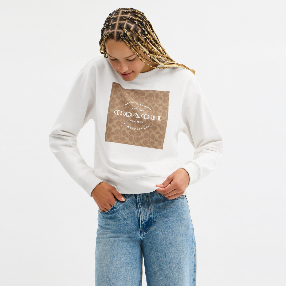 Signature Square Crewneck Sweatshirt
