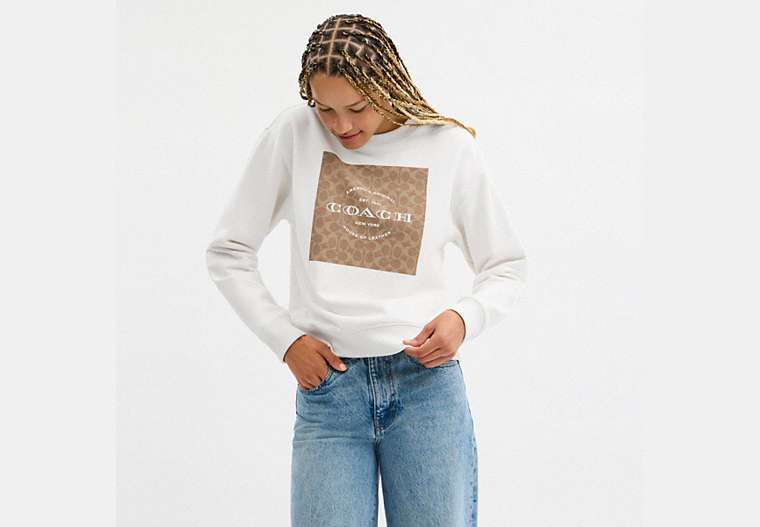 Signature Square Crewneck Sweatshirt