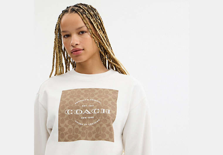 Signature Square Crewneck Sweatshirt