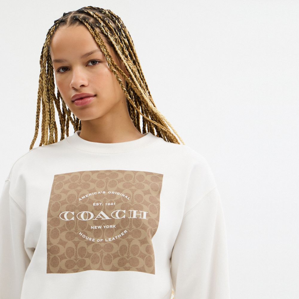Signature Square Crewneck Sweater