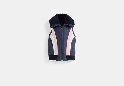 Restored Reversible Shearling Vest