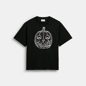 Pumpkin Relaxed T Shirt In Organic Cotton