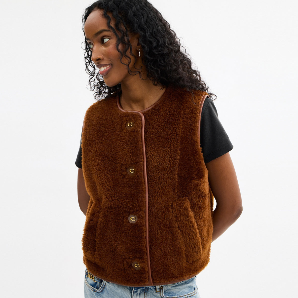 Shearling Vest