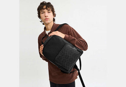 Wade Backpack In Signature Canvas