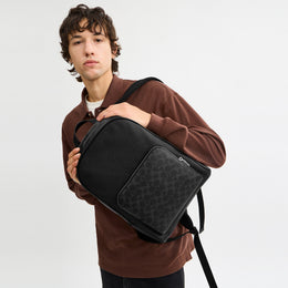 Wade Backpack In Signature Canvas