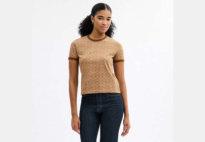 Signature Ringer T-Shirt In Organic Cotton