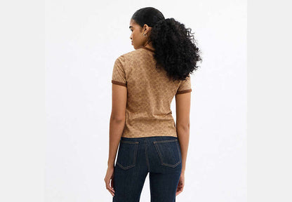 Signature Ringer T-Shirt In Organic Cotton