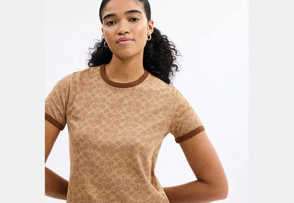 Signature Ringer T-Shirt In Organic Cotton