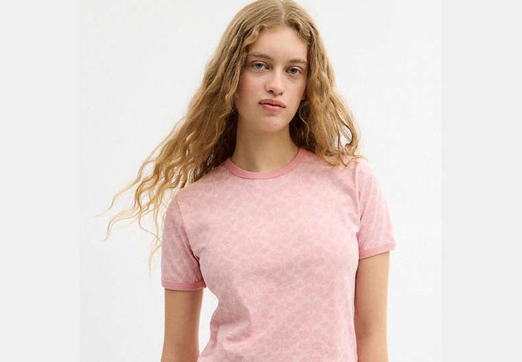 Signature Ringer T-Shirt In Organic Cotton