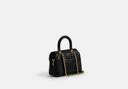 Tabby Top Handle Bag With Quilting