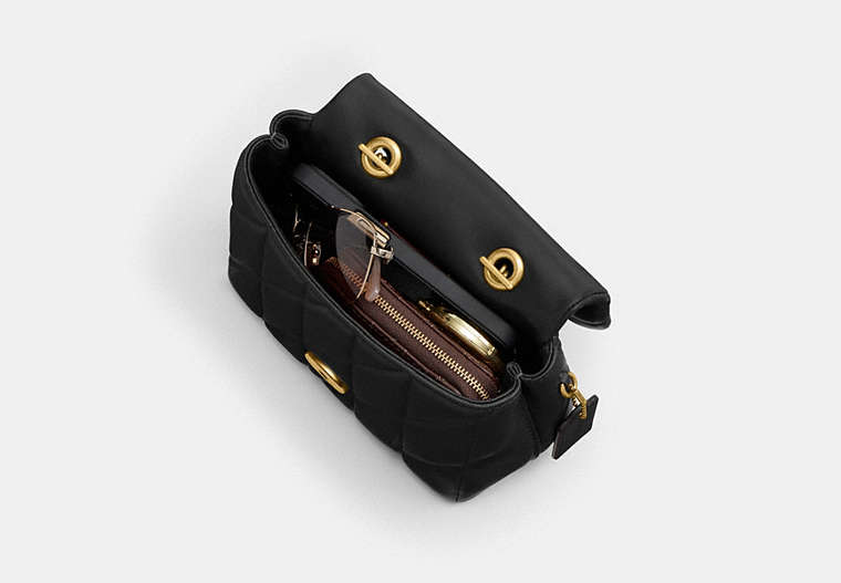 Tabby Top Handle Bag With Quilting